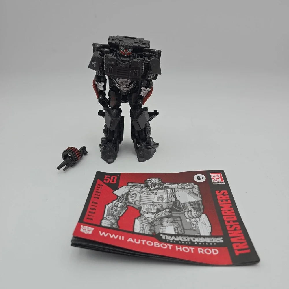 Transformers Studio Series 50 WWII Autobot Hot Rod Deluxe w/ Manual & Weapon